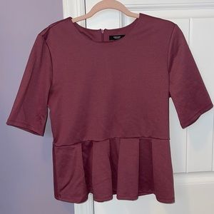 Simply VeraWang Magenta Blouse